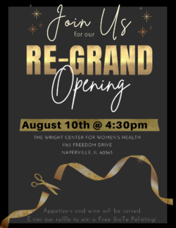 re-grand opening flyer